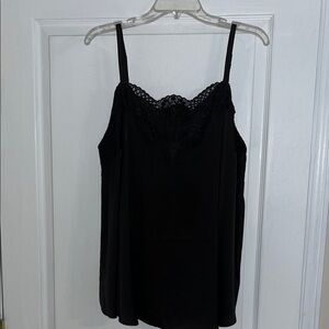 Torrid Black Lace Detail Camisole